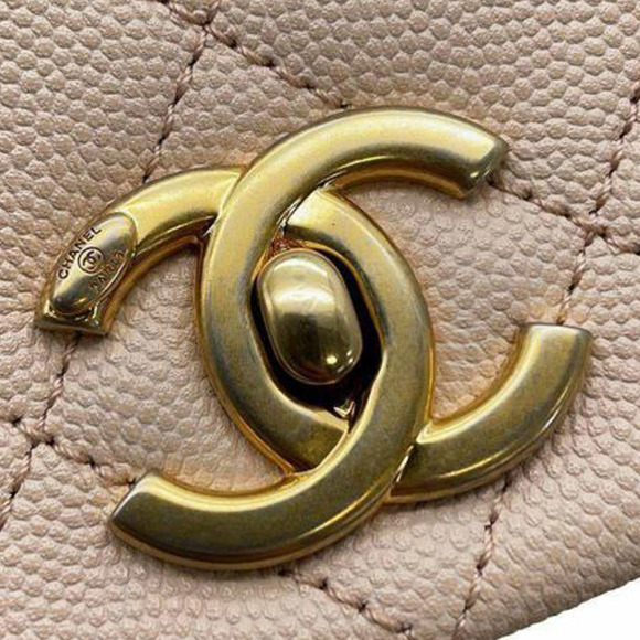 CHANEL Medium Cream Caviar Fashion Flap Bag - Picture 8 of 17